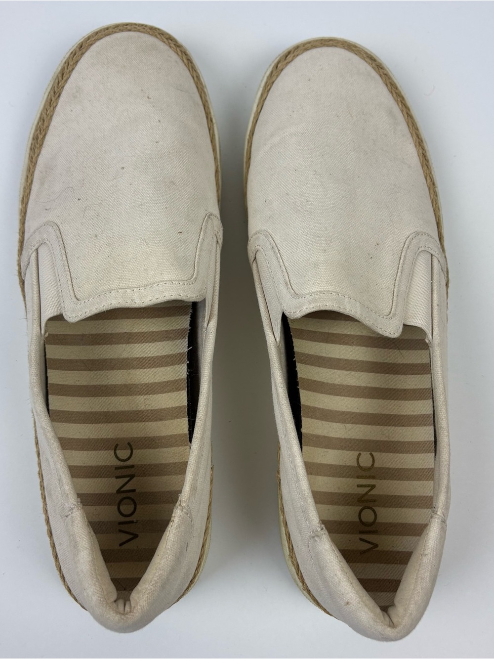 Vionic Rae Espadrille Slip-on Sneaker White Women’s size 10 - Picture 11 of 12
